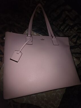 kate spade Pale Pink Saffiano Tote